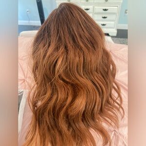 Beach wave red wig.  New never worn.